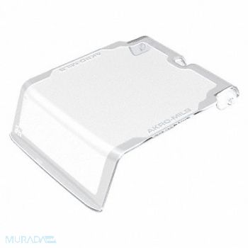 AKRO-MILS Bin Lid Clear Polystyrene 5 in, 46U433