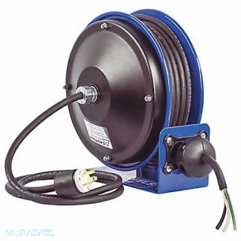 COXREELS Cord Reel 30ft 12 AWG Bare 120VAC, 46V004