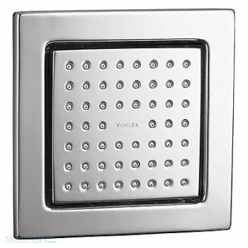 KOHLER Fixed Showerhead Square 2.5 gpm, 46Y251