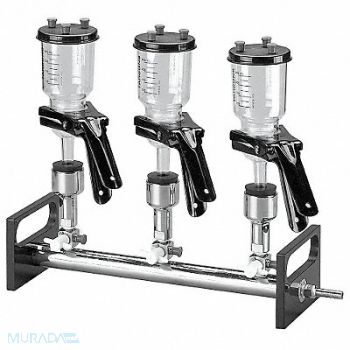 LAB SAFETY SUPPLY Vacuum Manifold PSF Funnel 3-Place, 46Z322