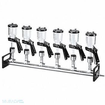 LAB SAFETY SUPPLY Vacuum Manifold PSF Funnel 6-Place, 46Z323