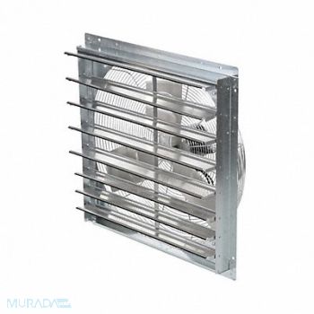 AIRMASTER FAN ShtrMnt ExhFn 30In Bld Dia Alum 115V, 46Z432