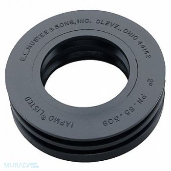 MUSTEE Drain Seal Rubber Black 2 In, 46Z650