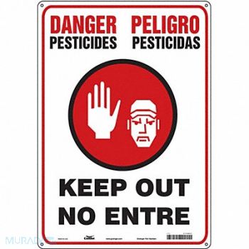 CONDOR J8483 Safety Sign 20 in x 14 in Aluminum, 470N81