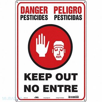 CONDOR J8483 Safety Sign 20 inx14 in Vinyl, 470N87