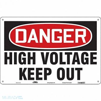 CONDOR Safety Sign 24 in x 36 in Polyethylene, 479T74