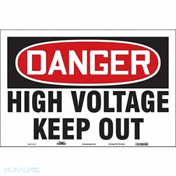 CONDOR Safety Sign 24 in x 36 in Vinyl, 479T81