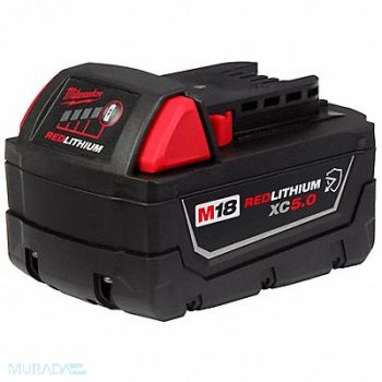 MILWAUKEE Battery Pack 5Ah, 794JN7