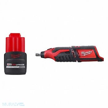 MILWAUKEE M12CP2.5 Battery M12 Rotary Tool, 387WP6