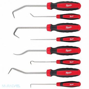 MILWAUKEE Hook and Pick Set, 798GF5