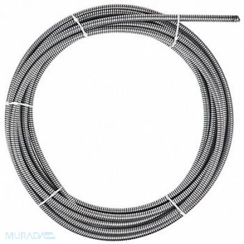 MILWAUKEE Drain Cleaning Cable 5/8 in Dia 25 ft L, 55NJ59