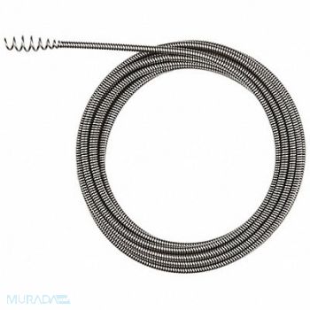 MILWAUKEE Drain Cleaning Cable 1/4 in Dia 25 ft L, 784P48