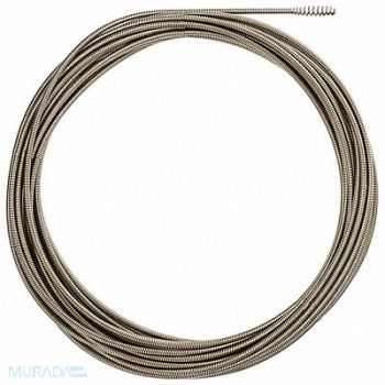 MILWAUKEE Drain Cleaning Cable 5/16 in Dia 75 ft L, 422W28