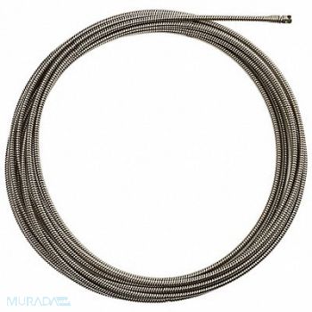 MILWAUKEE Drain Cleaning Cable 3/8 in Dia 50 ft L, 422W29
