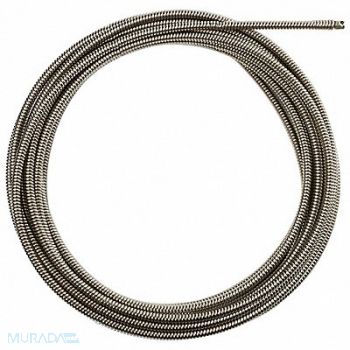 MILWAUKEE Drain Cleaning Cable 5/8 in Dia 50 ft L, 422W31