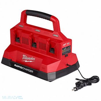 MILWAUKEE Battery Charger 6 Ports 18V Rapid Charge, 800U24