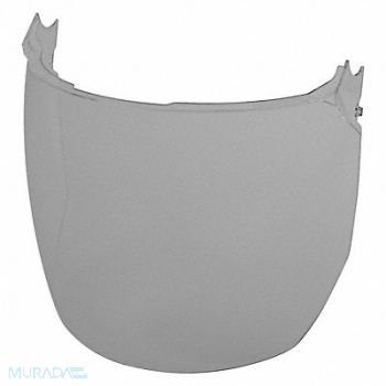 MILWAUKEE Gray Face Shield Replacmnt Lenses PK10, 804H92