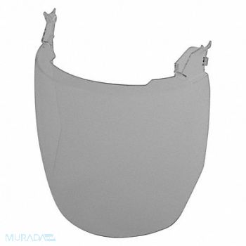 MILWAUKEE Gray Face Shld Replacement Lenses PK10, 804H96