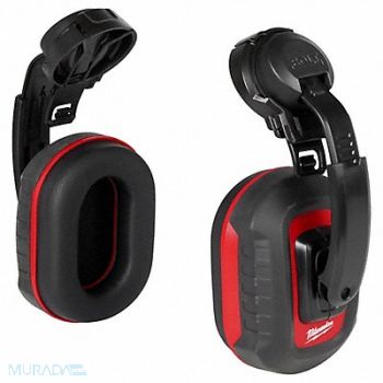 MILWAUKEE Ear Muffs Style Hard Hat-Mounted, 787VK0