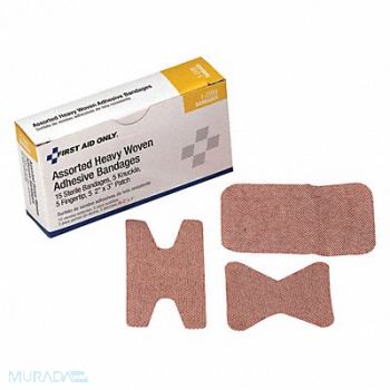 GRAINGER APPROVED Finger/Knuckle Bandages Bge Fabric PK16, 480G08