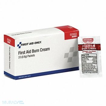 GRAINGER APPROVED Burn Cream Box Wrapped Packets 20ct., 480G25