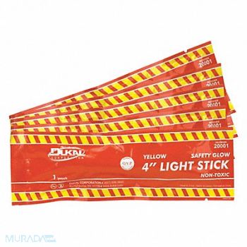 GRAINGER APPROVED Lightstick Yellow 12 hr 4 L PK5, 480G26