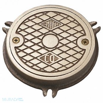 JAY R. SMITH MFG. CO Floor Cleanout 3/4 in H Nickel Bronze, 45DT53