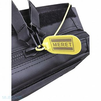 MERET PRODUCTS Security Seal Plastic Zip Pull Yellow, 481C31