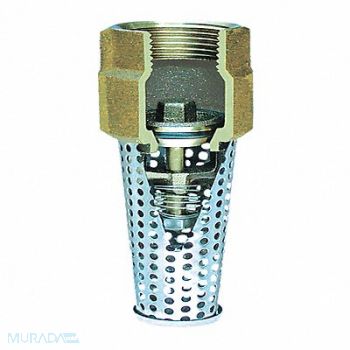 SIMMONS Foot Valve 2 Size NPT 3-1/2 L 3-1/2 W, 482A26