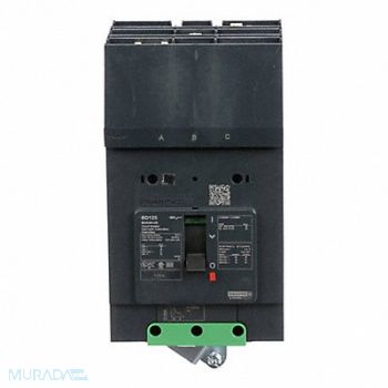 SQUARE D Circuit Breaker 125A 3P 525VAC BDA, 482C83