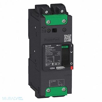 SQUARE D Circuit Breaker 50A 2P 525VAC BGL, 482F80
