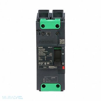 SQUARE D Circuit Breaker 60A 2P 525VAC BDL, 482D16