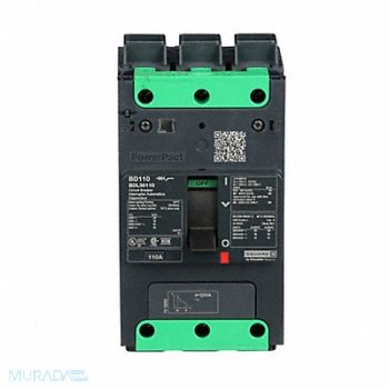 SQUARE D Circuit Breaker 110A 3P 525VAC BDL, 482D56