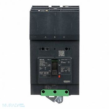 SQUARE D Circuit Breaker 100A 3P 525VAC BGA, 482F33