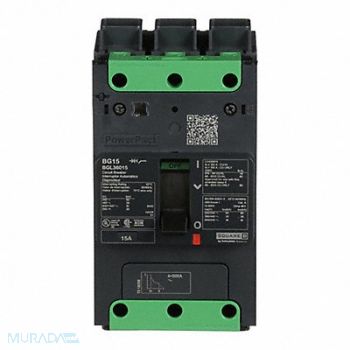 SQUARE D Circuit Breaker 15A 3P 525VAC BGL, 482F95