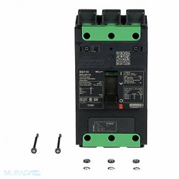 SQUARE D Circuit Breaker 110A 3P 525VAC BGL, 482G22