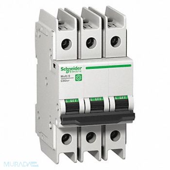 SCHNEIDER ELECTRIC IEC Mini Circuit Breaker 40A 3P 240V, 482N13