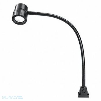 WALDMANN Task Light Gooseneck 6 W Black, 482P50