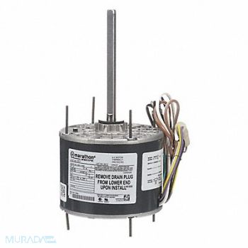 MARATHON MOTORS Condenser Fan Motor 1/4 HP 1 Speed, 482R58