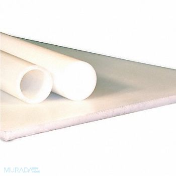 GRAINGER APPROVED PlsticRod Nylon6/6 2 1/2 Di 8ftL OffWhte, 482V22