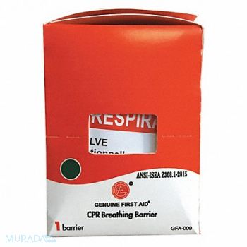 GRAINGER APPROVED CPR Faceshield Universal Bag Clear, 482X43