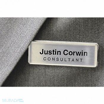 MIGHTY BADGE Badge Inkjet Blank Legend PK4, 482Y12