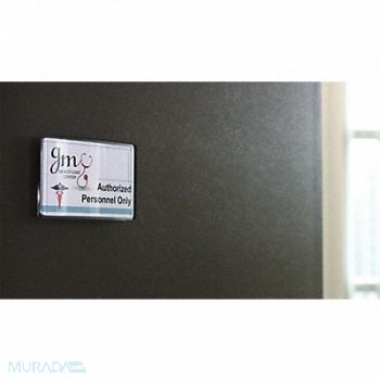 MIGHTY BADGE Insert 3 x 5 Inserts Blank Legend PK5, 482Y45