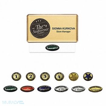 MIGHTY BADGE Badge Star Blank Legend PK10, 482Z02