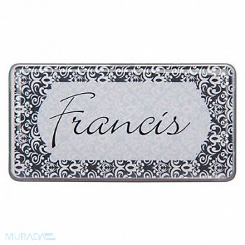 MIGHTY BADGE Badge Monochrome Blank Legend PK10, 482Z15