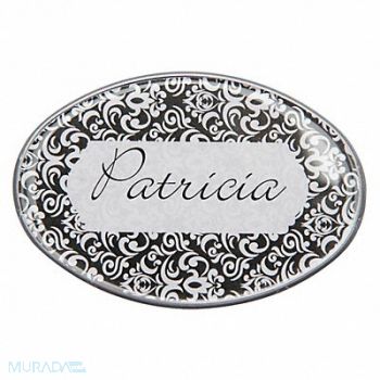 MIGHTY BADGE Badge Monochrome Blank Legend PK10, 482Z19