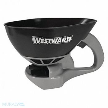WESTWARD Handheld Broadcast Spreader Cap. 3.3 lb., 483F40