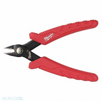 MILWAUKEE Diagonal Cutters Serrated Jaw 13/16 L, 483K35