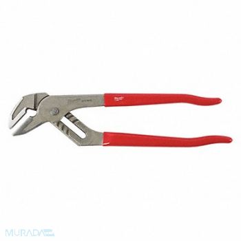 MILWAUKEE Straight Jaw Tongue Pliers Ergonomic, 483K37