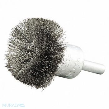 NORTON End Brush Crimped 1-1/2 Dia 20000 rpm, 483N93